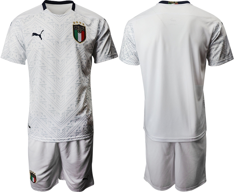 2021 Men Italy away  white soccer jerseys